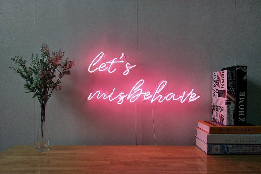 Neon sign gift