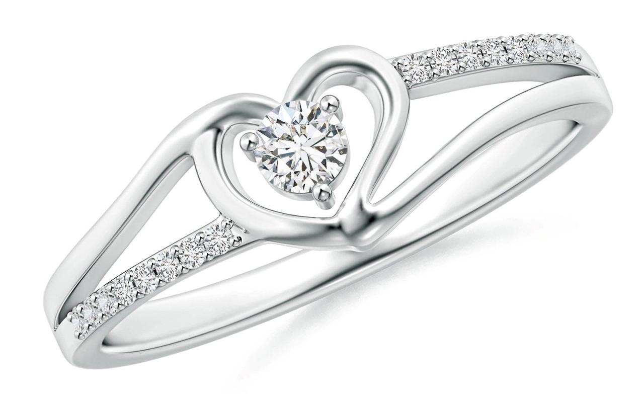 Double Heart Promise Ring in 925 Sterling Silver | JOYAMO - Personalized  Jewelry