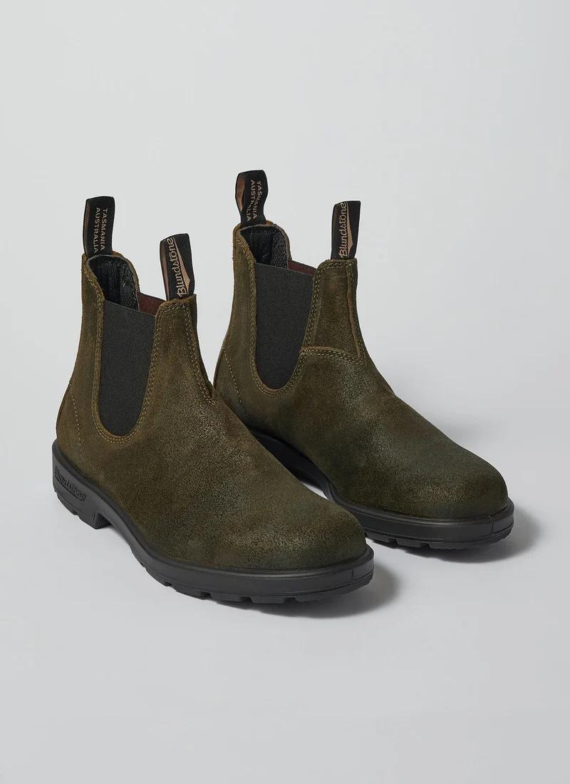 Blundstone Originals Waxed Suede Pull On Boots