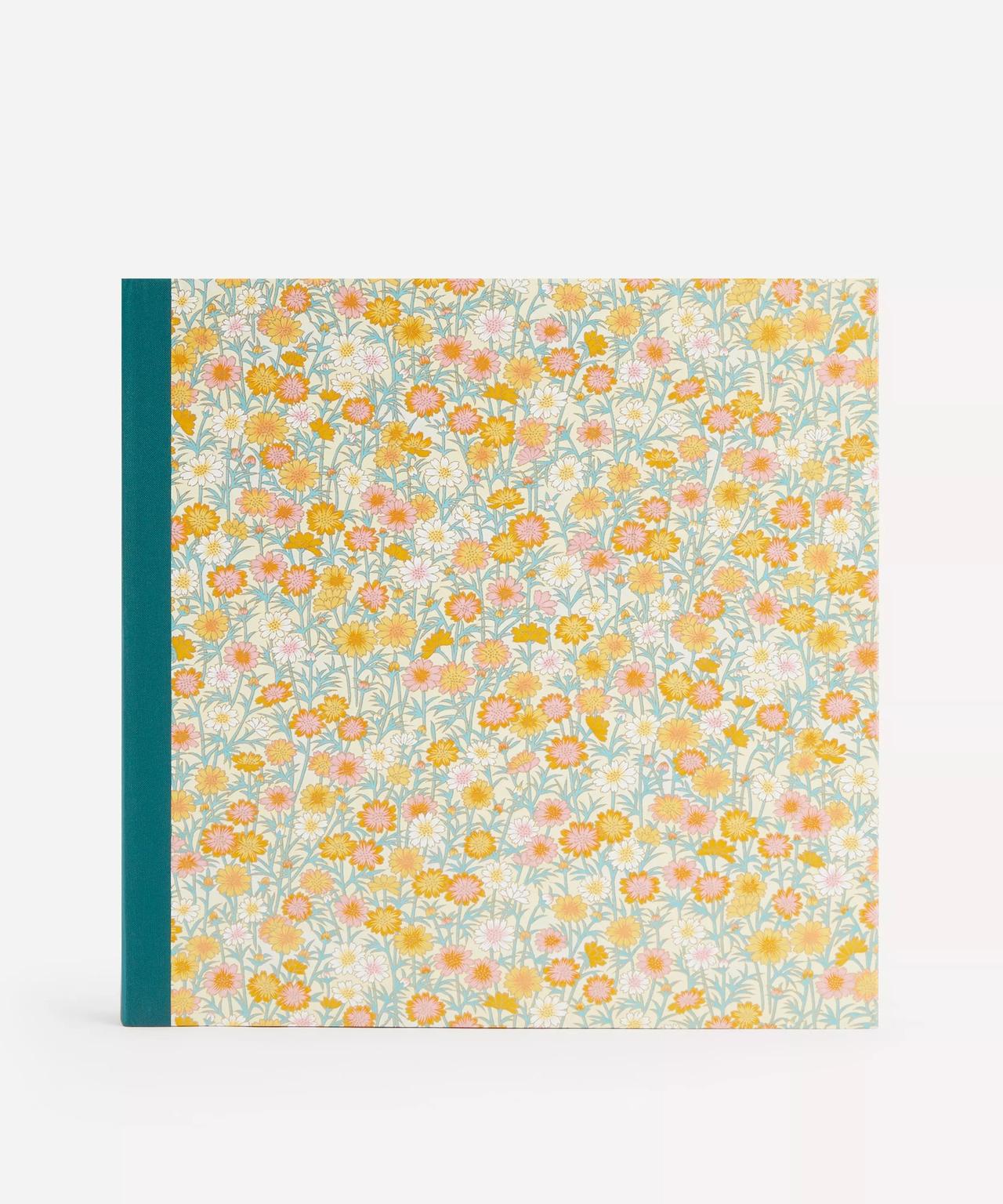 Esmie Large Peach Orange Daisies Landscape Album – Liberty London