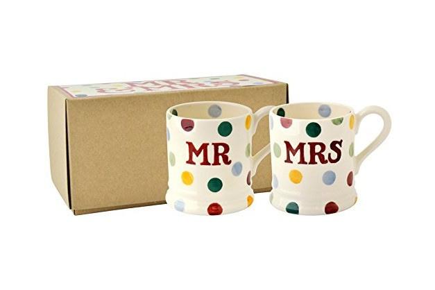 Polka dot mugs