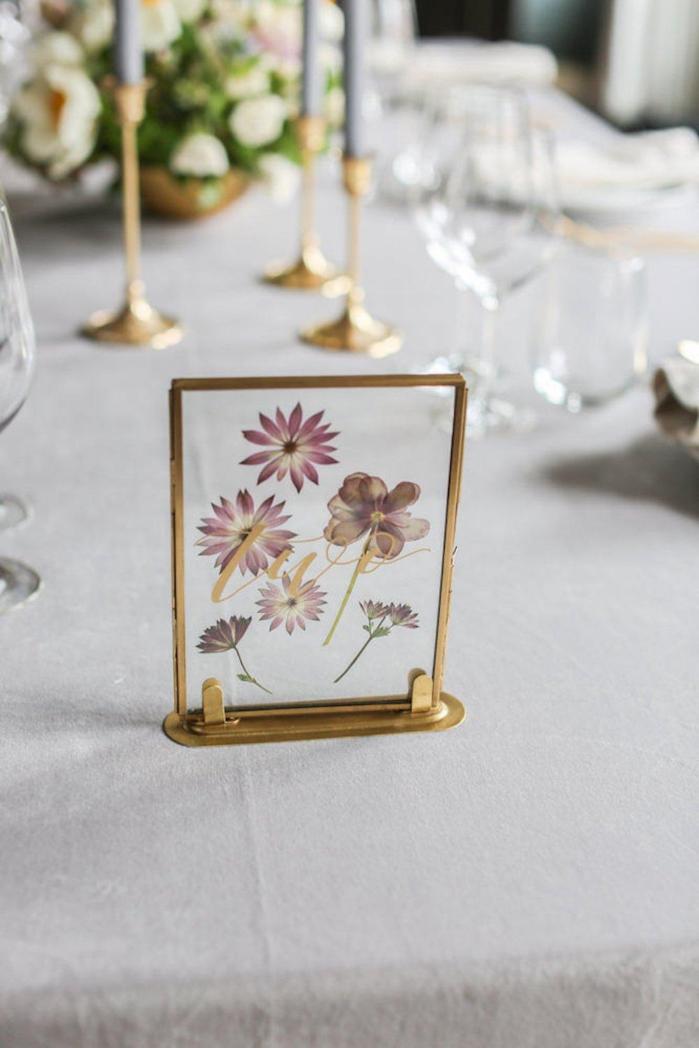 large table number holders