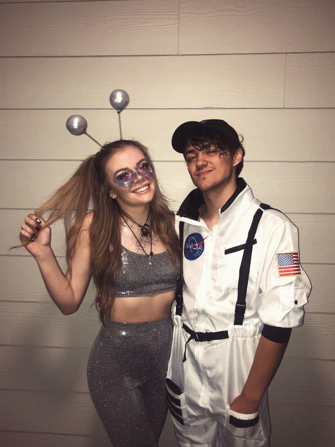 Halloween couples costume  Couples halloween outfits, Couples costumes,  Cute couple halloween costumes