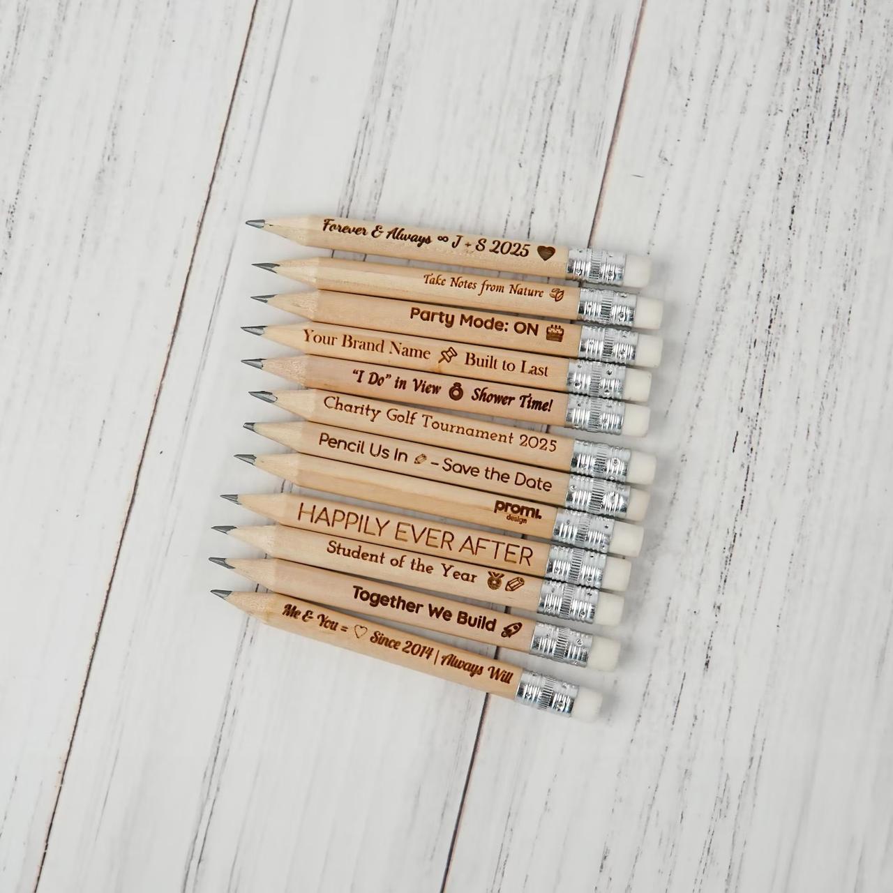 wedding favour pencils