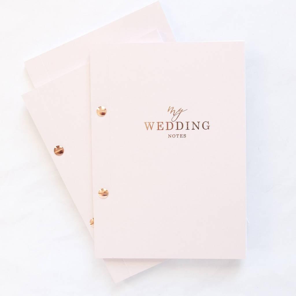 Bridal shower notebook