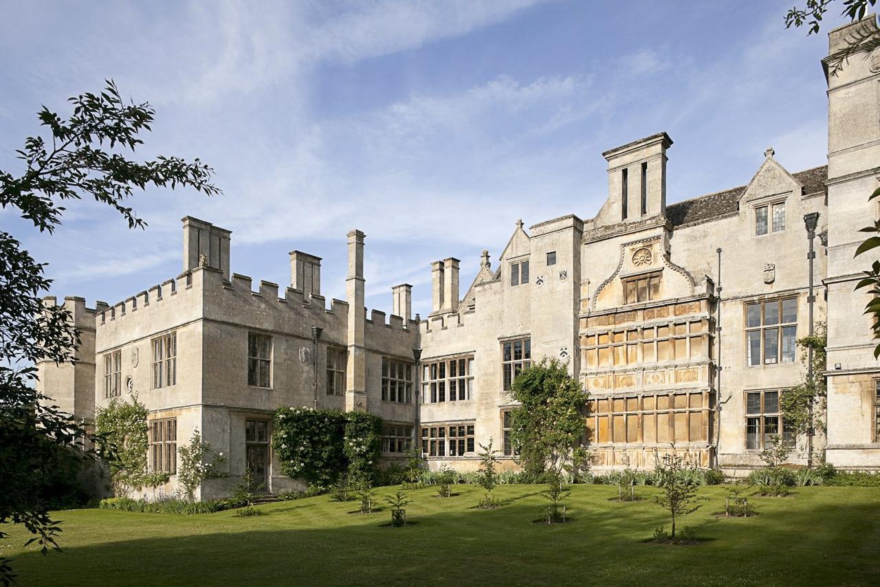 Exterior of the house at Northamptonshire wedding venue Deene Park Estate