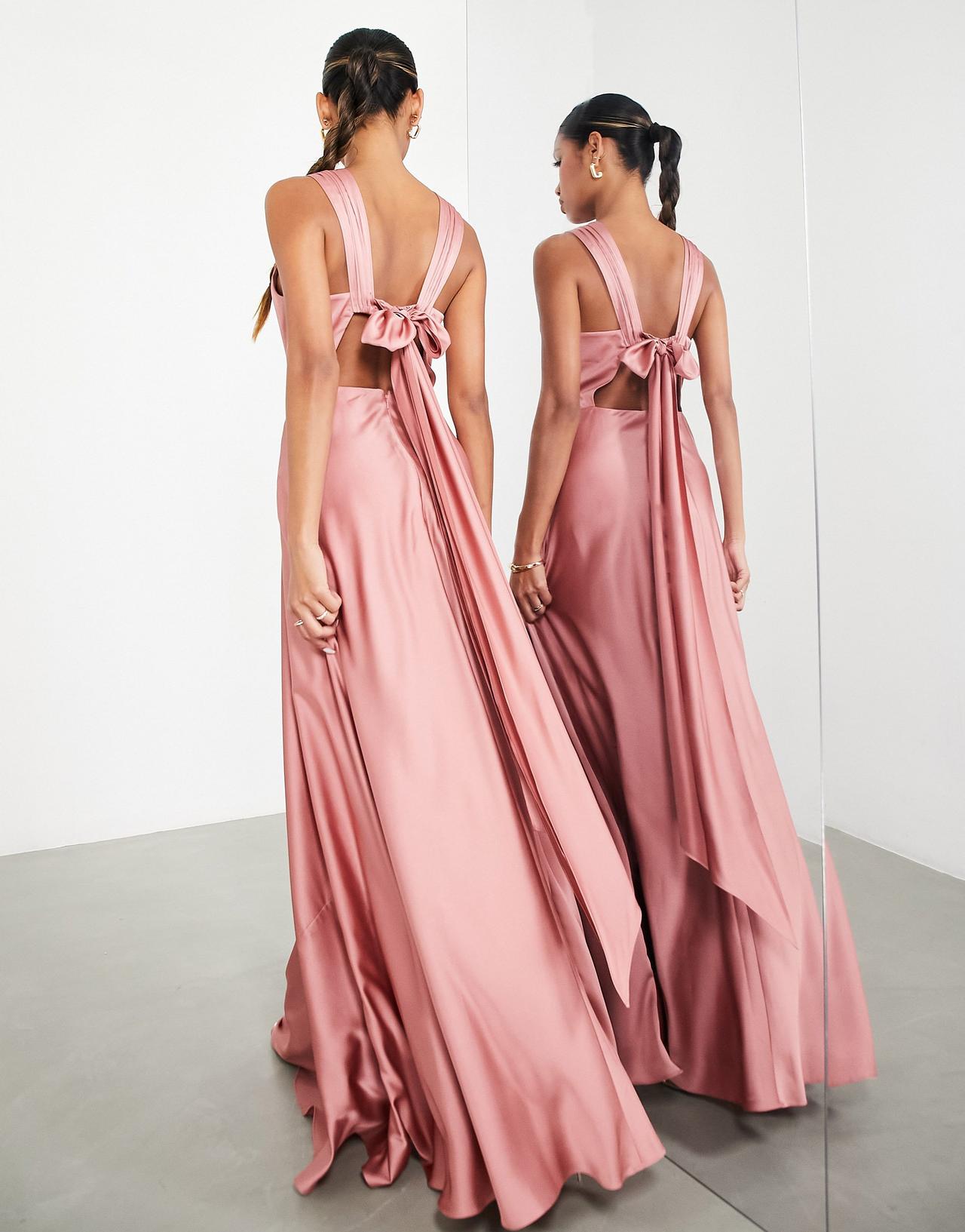 26 Satin Bridesmaids Dresses That Your Girls Will Adore -  