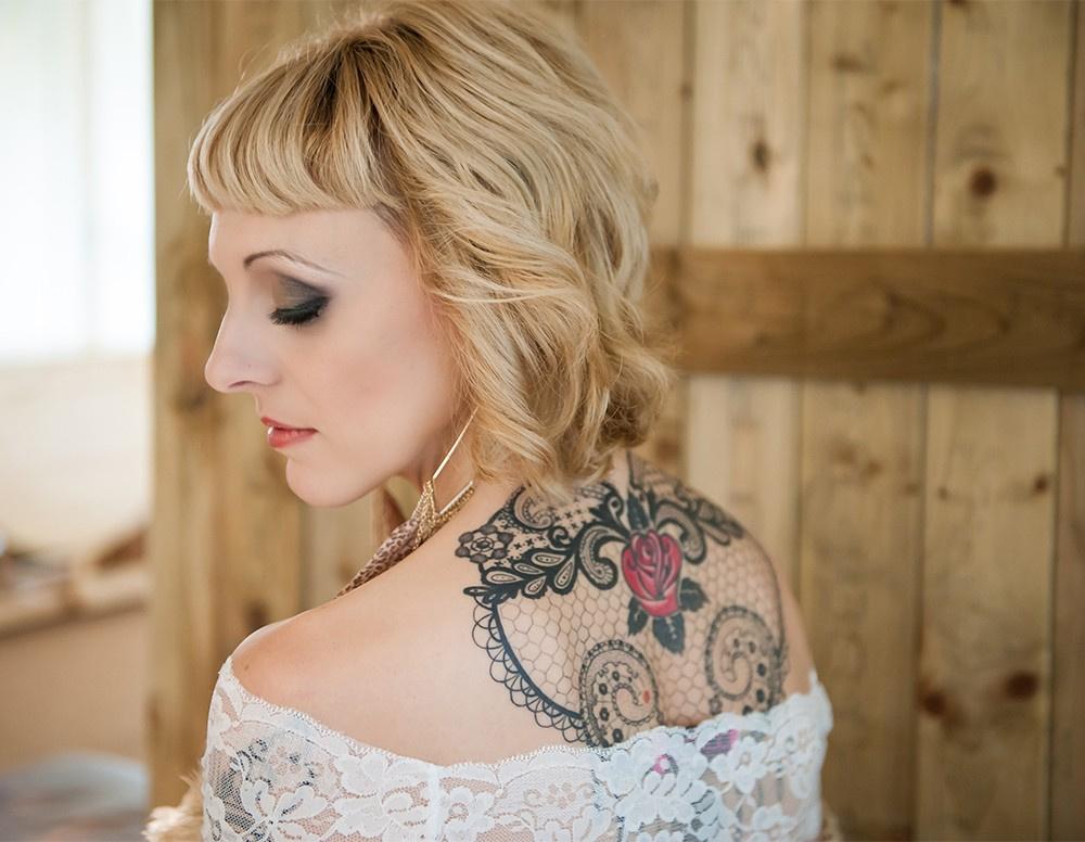 66 Great Lace Shoulder Tattoo Design Styles  Ideas  Psycho Tats