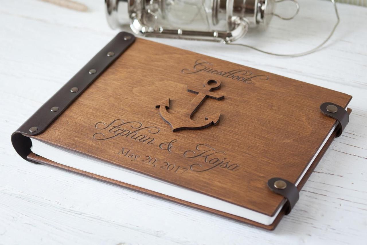 WEdding Combo Guestbook and Photo Album, Personalised Photo album with  writing space