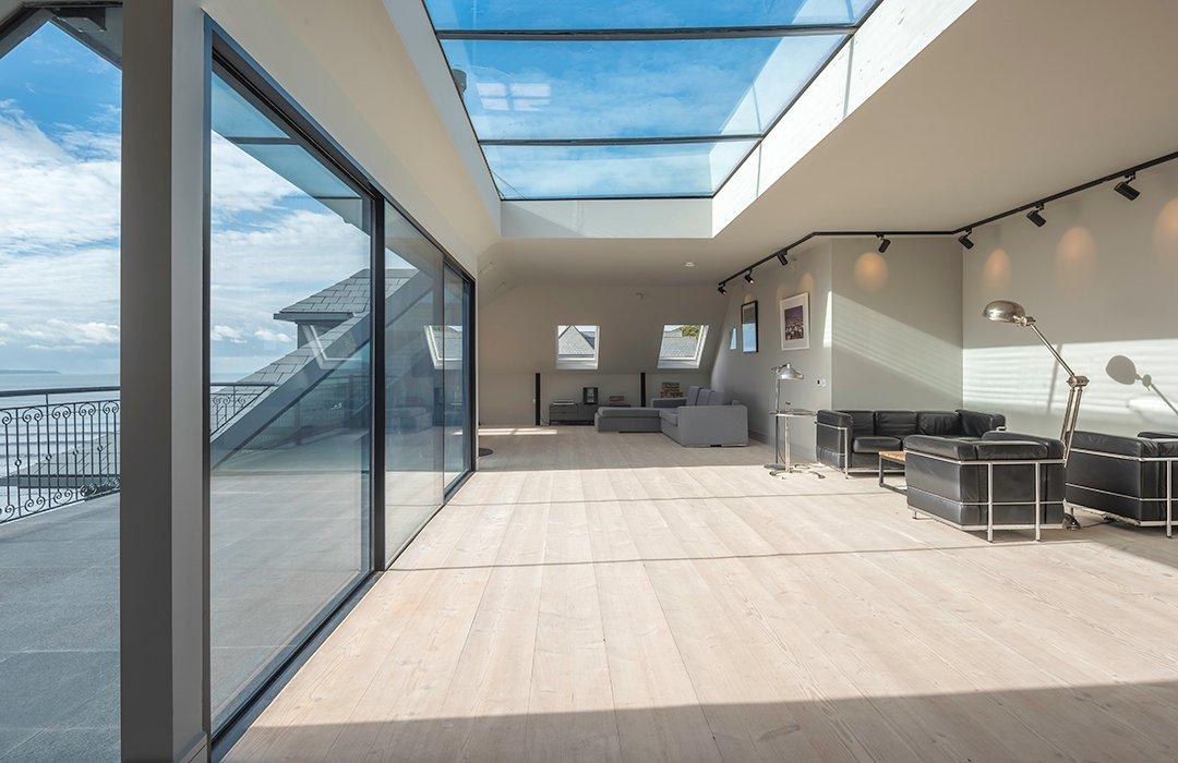 The light-filled penthouse at Chalet Saunton