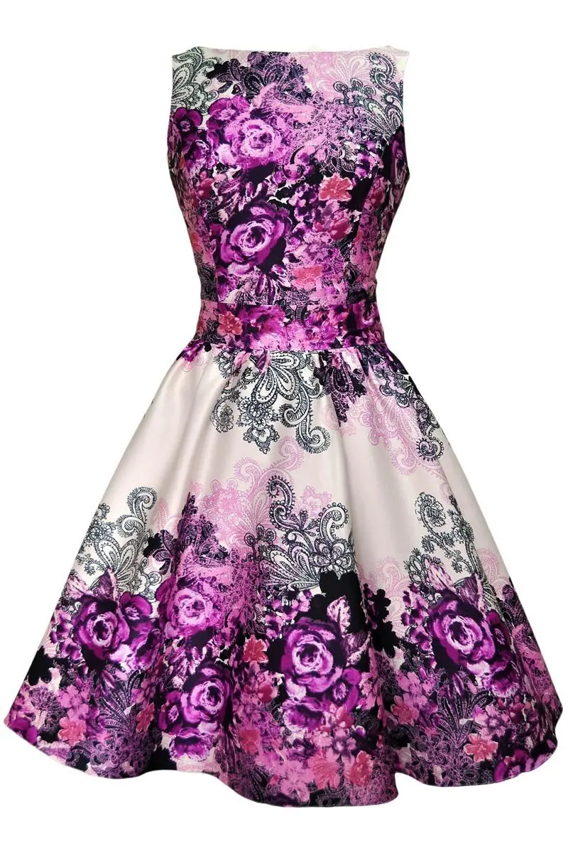vintage-floral-bridesmaid-dress