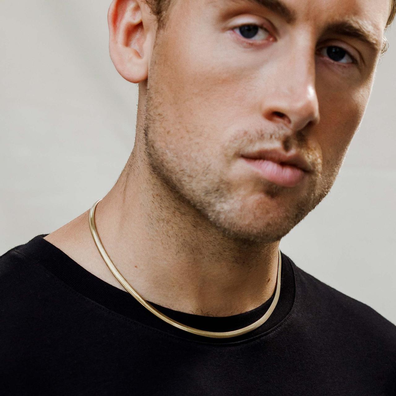 mens gold chain necklace