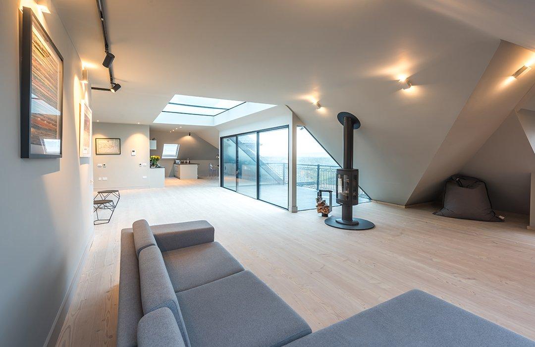 Couples can host an intimate celebration in the penthouse