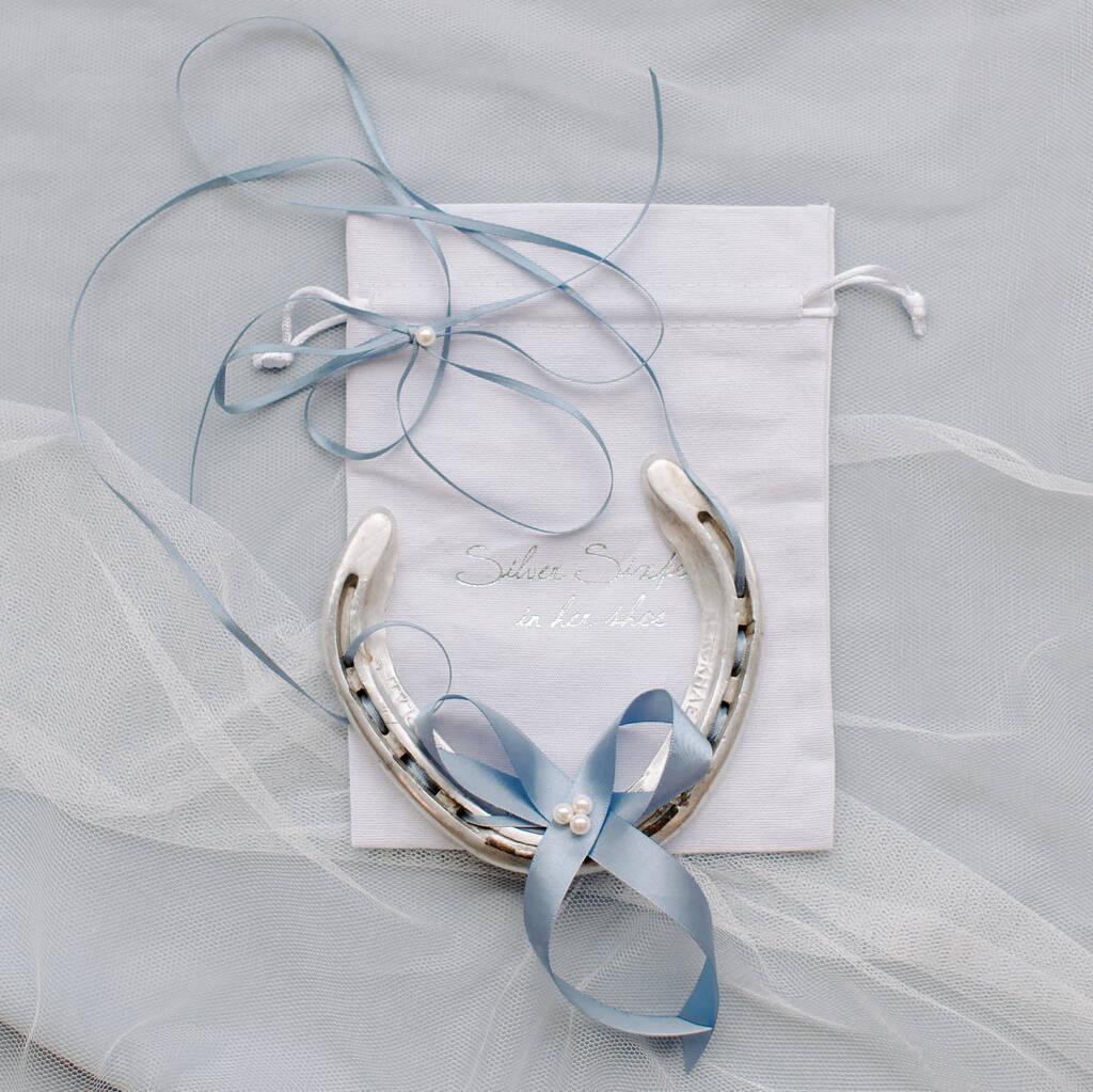 silver personalised horseshoe