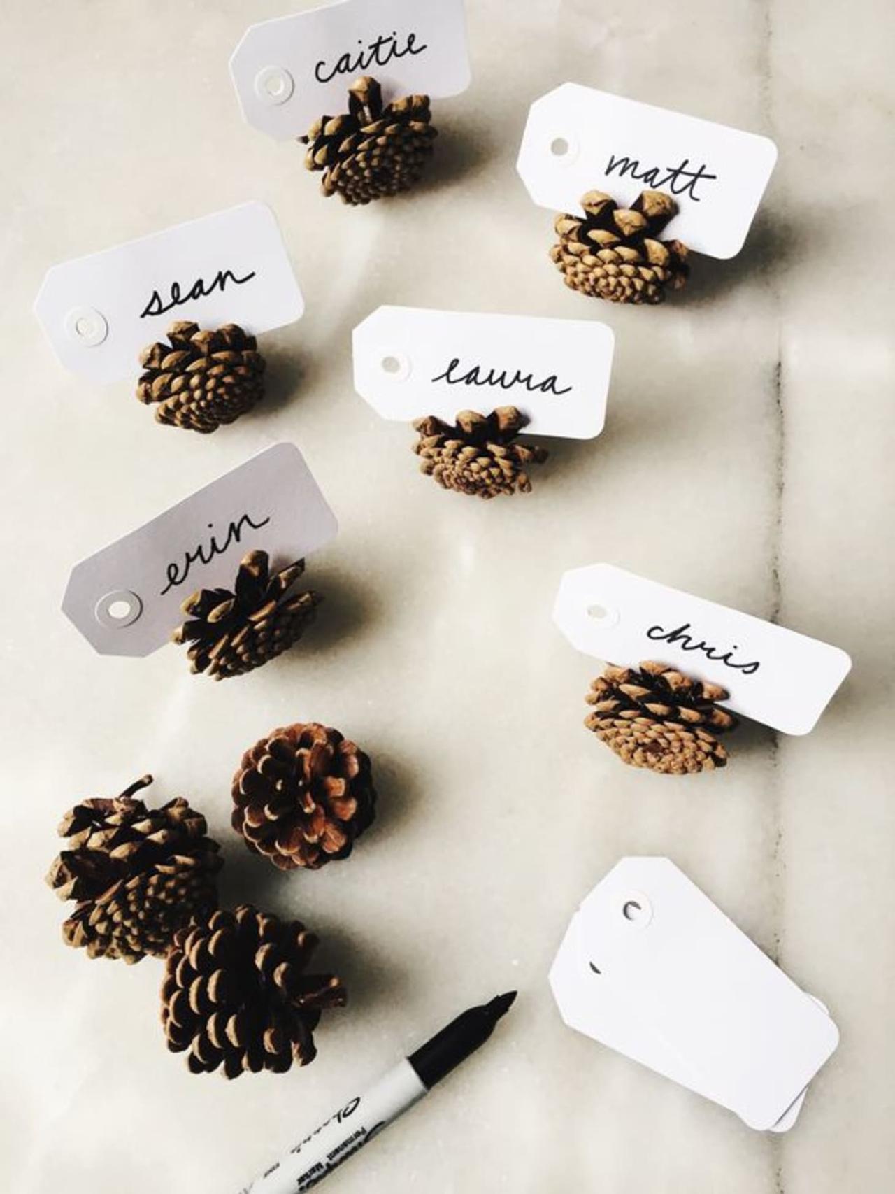 Christmas table online place name holders