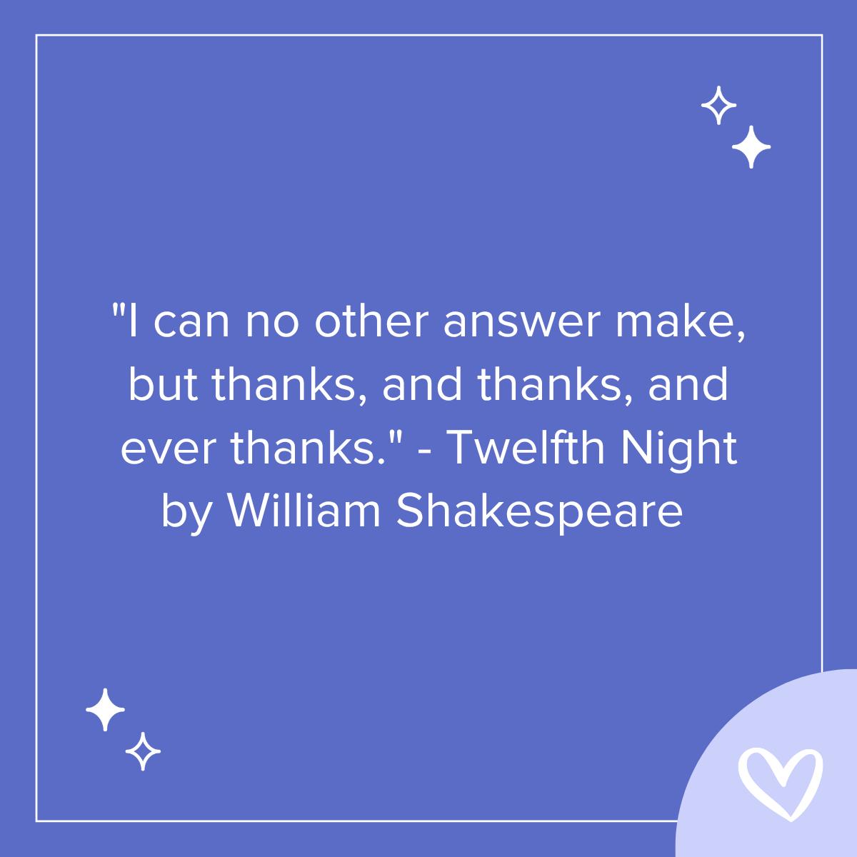 Thank You Quotes in Books