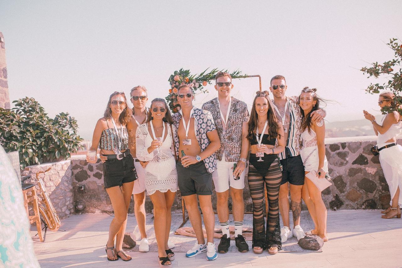 Sammie and Adam - Santorini Wedding