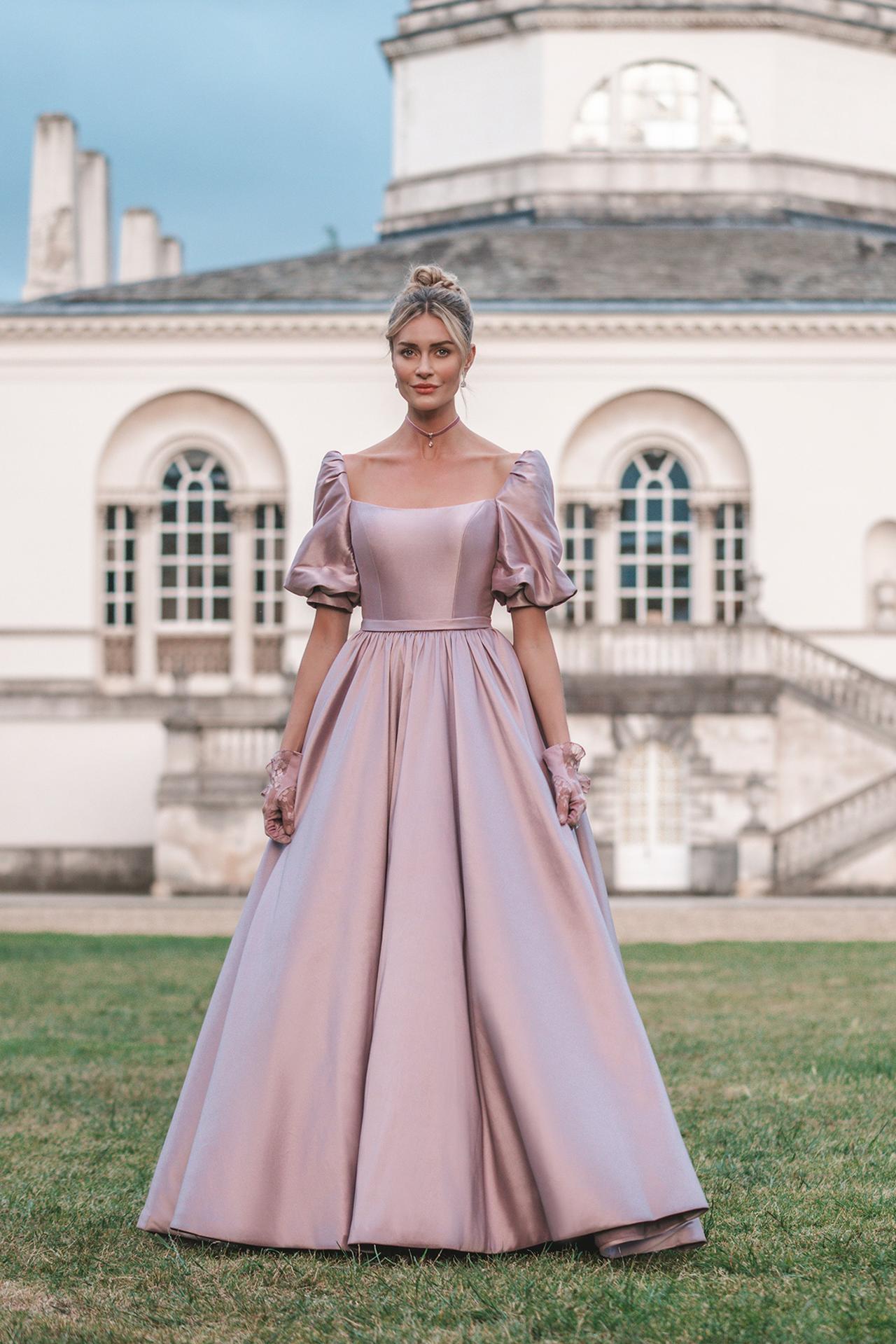 Blush pink and rose gold bridesmaid dresses best sale