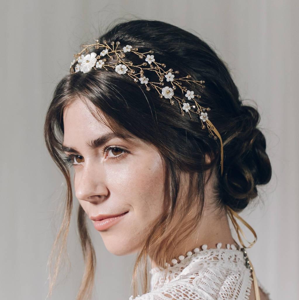 How To Style Wedding Hair Accessories With Short Hair, with Debbie