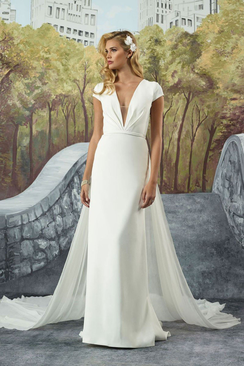 beach wedding gowns for older brides