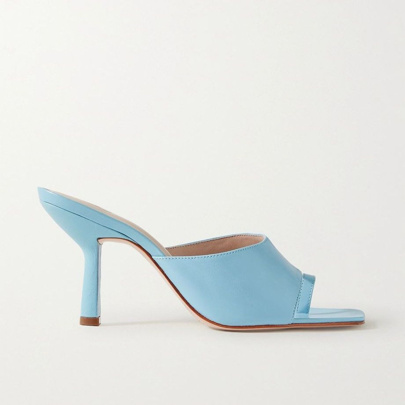 light blue wedding shoes