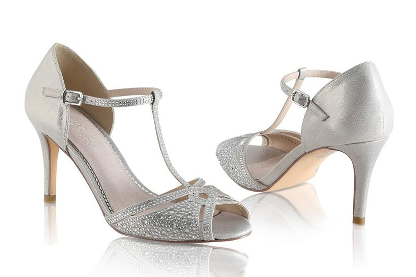 Silver Wedding Shoes - hitched.co.uk