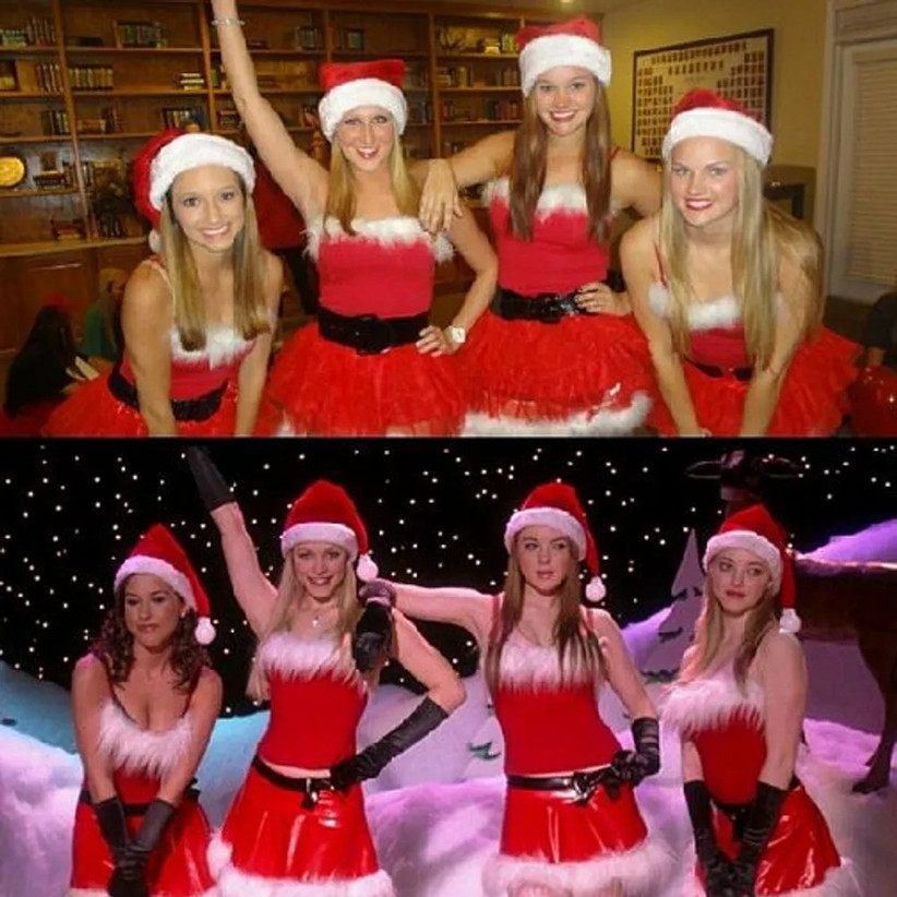 mean girls santa outfit