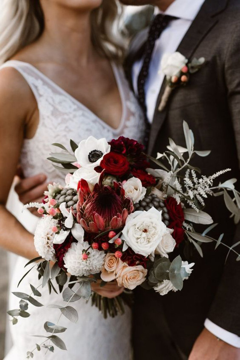 winter wedding flowers