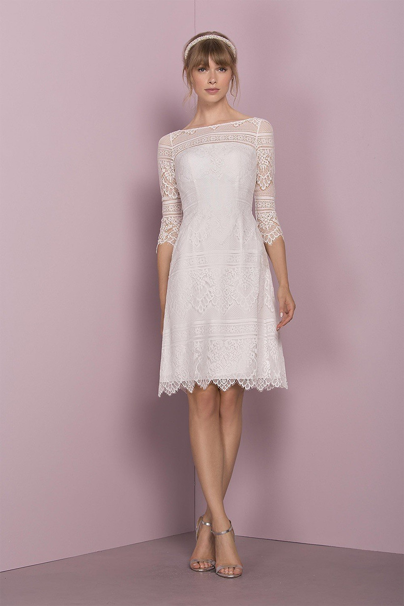 simple wedding short dresses