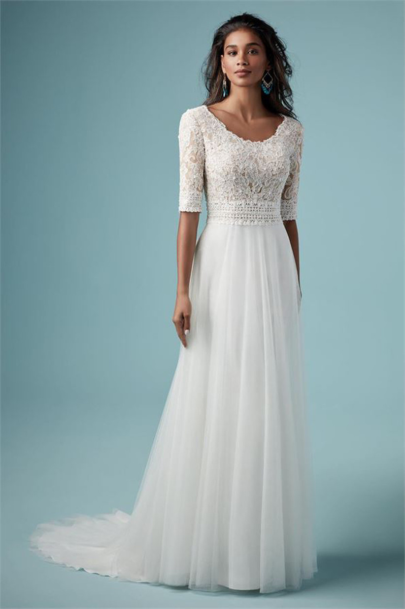 Simple Wedding Dresses With Sleeves Uk / Buy Simple Bridesmaid Dresses