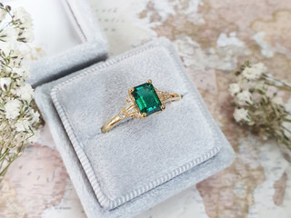 Emerald Engagement Rings: 23 of the Most Dazzling Designs
