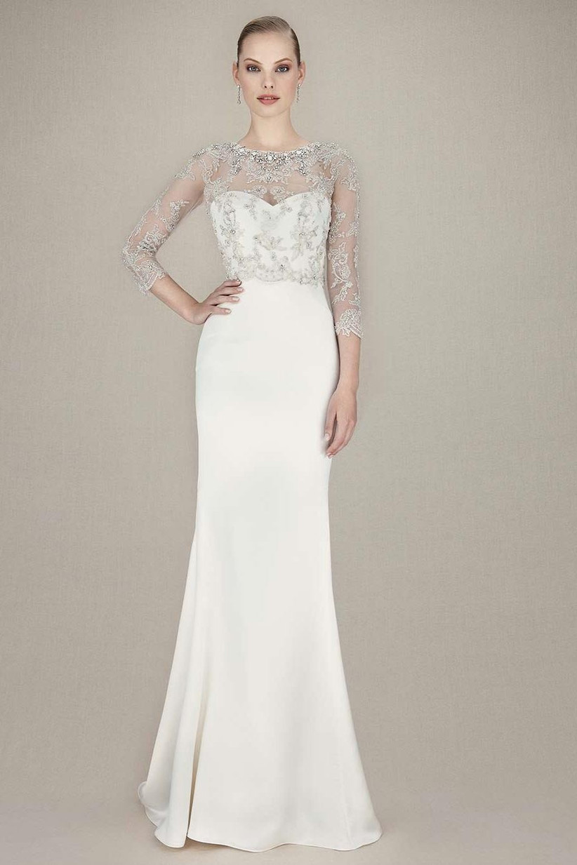 elegant wedding dresses with sleeves