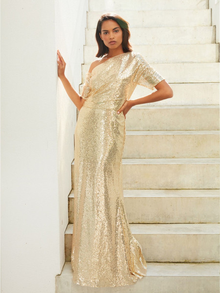 Gold Bridesmaid Dresses: 24 Glittering Gowns Your Maids Will Love