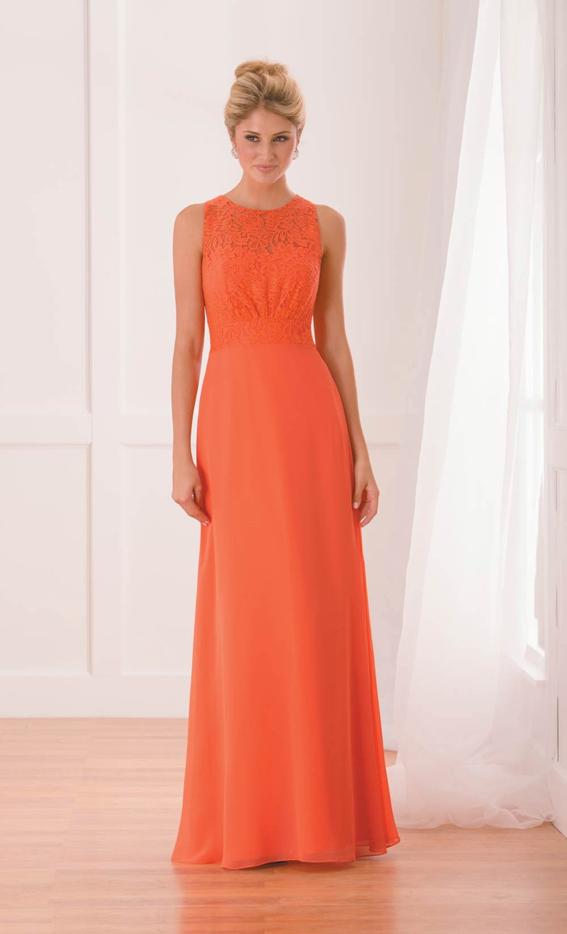 tangerine bridesmaid dresses uk