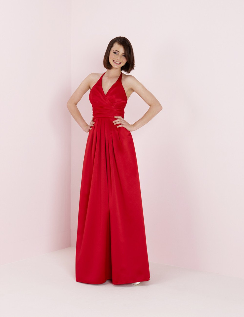 ruby red bridesmaid dresses uk
