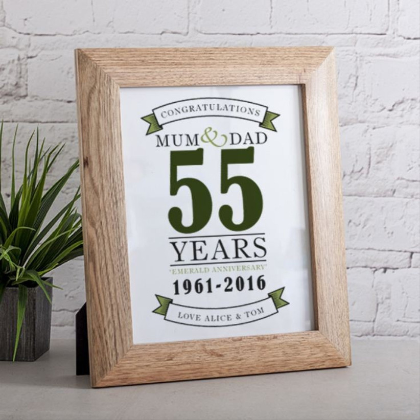 55th Wedding Anniversary Gifts
 55th Wedding Anniversary Gift Ideas hitched
