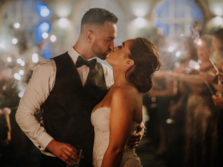 A Black Tie, New Year’s Eve Wedding at Alrewas Hayes + a Suzanne Neville Dress