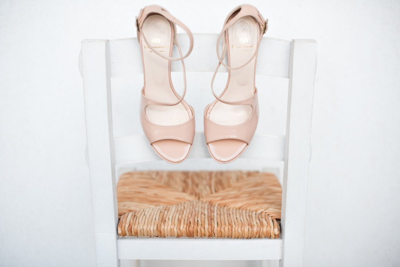 peach wedding shoes uk