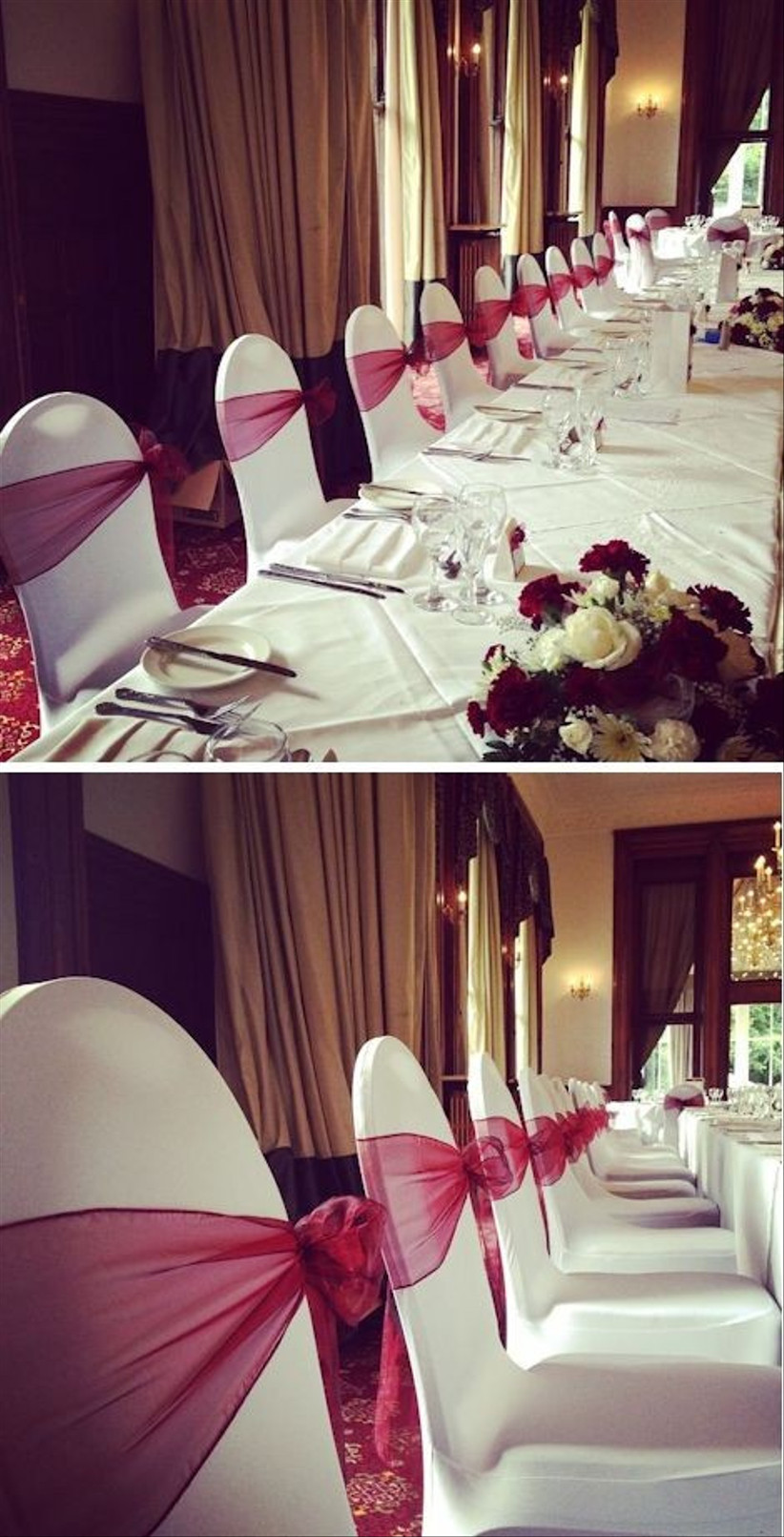 chair bows for wedding ceremony