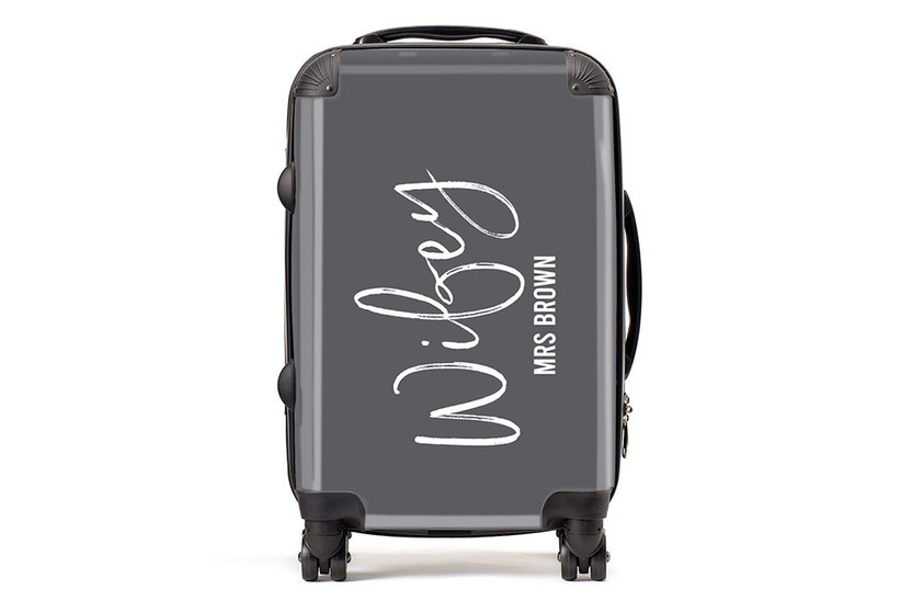 personalised suitcase amazon