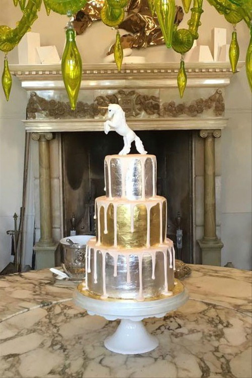 Gorgeous Gold Wedding Cakes Hitched Co Uk