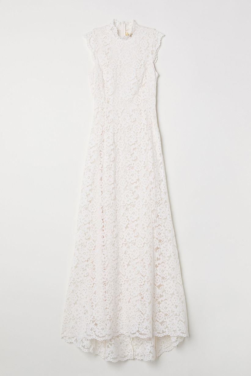 h&m lace wedding dress