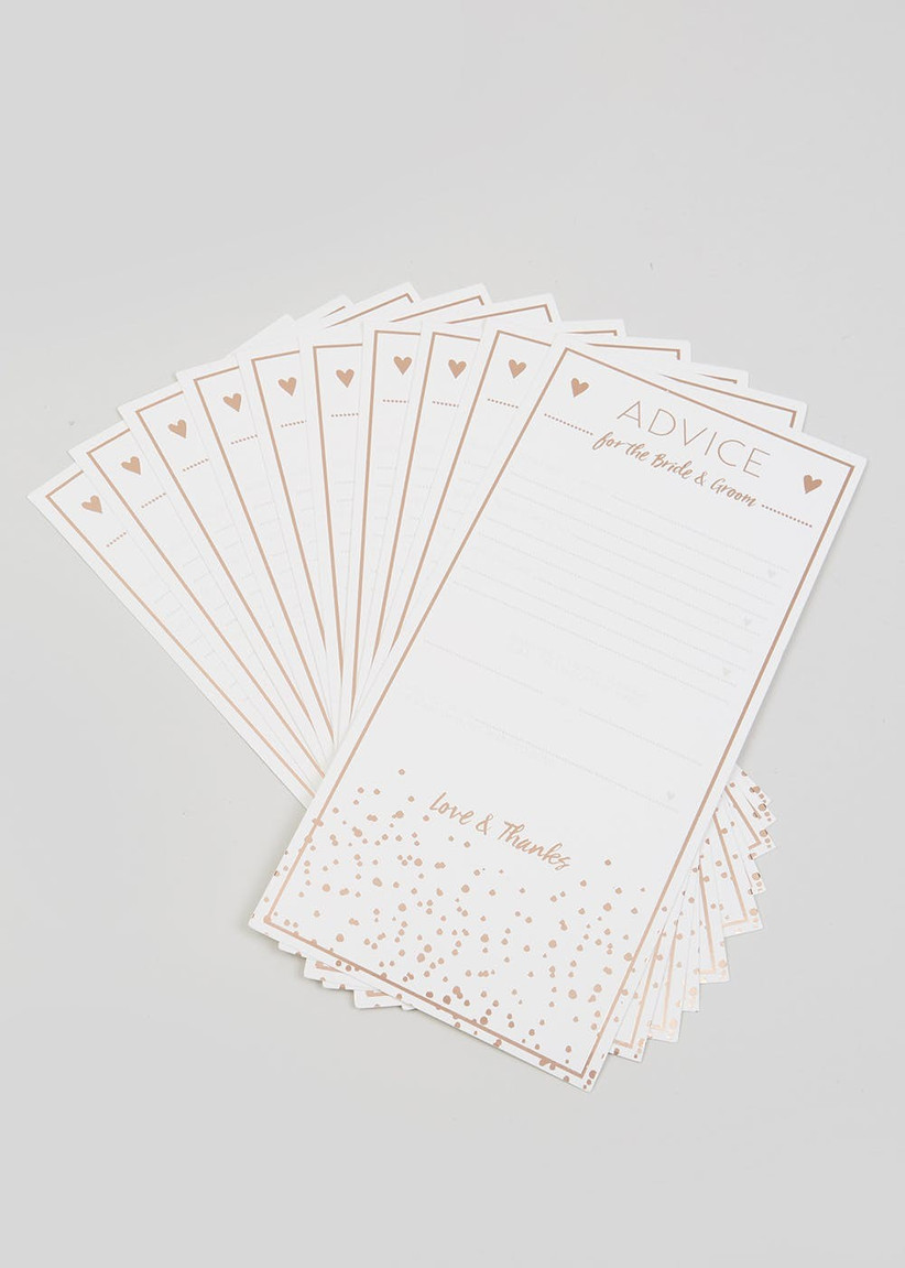 Wedding games favours PERSONALISED A5 Wedding Day Dares Cards