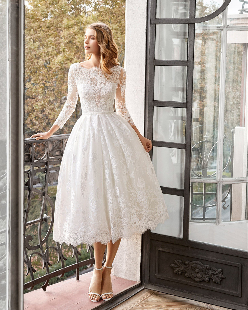 simple elegant short wedding dresses
