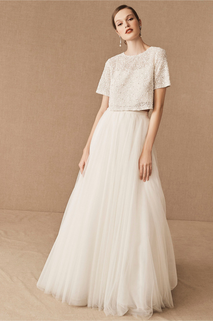 wedding skirt and top