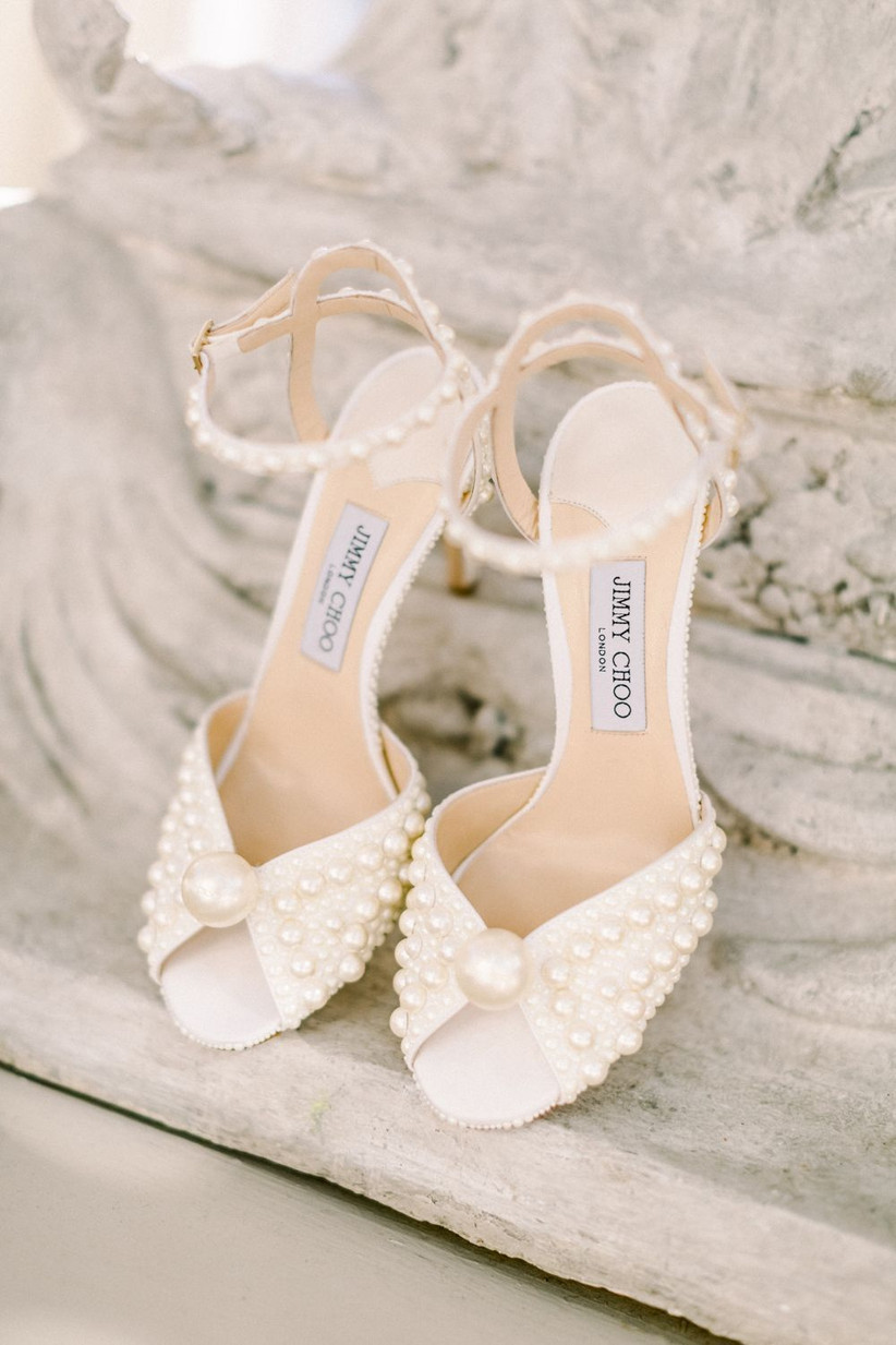 jimmy choo ivory wedding shoes