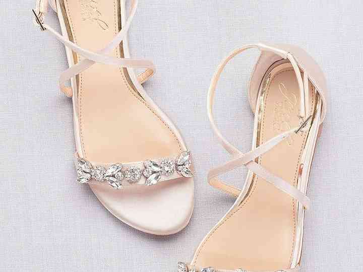 simple bridal sandals