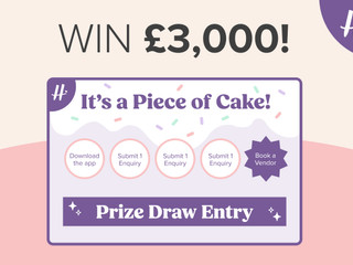 Win £3,000 Towards Your Wedding: It's a Piece of Cake!