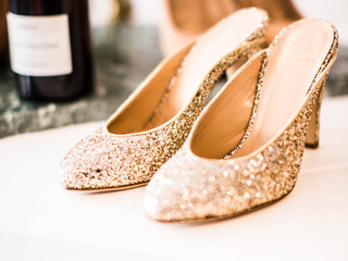 21 Glamorous Gold Wedding Shoes