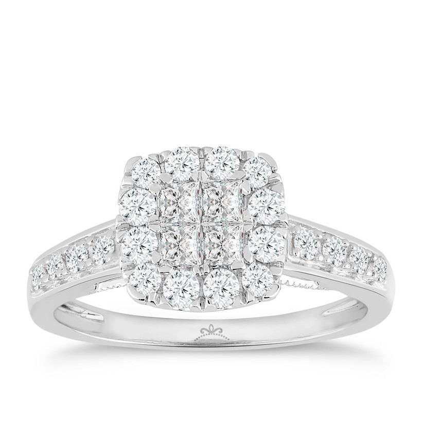 H samuel deals platinum engagement rings